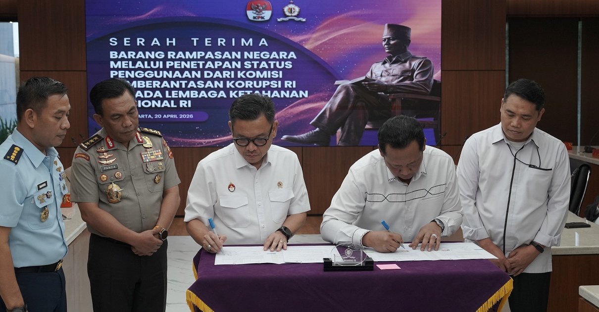 Aset Rampasan KPK Rp3,5 M Diserahkan ke Lemhannas